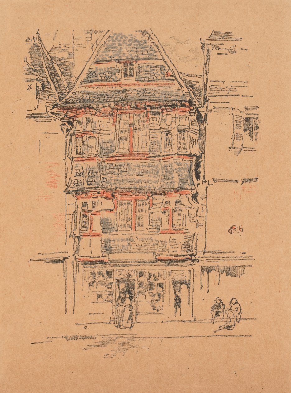 Kızıl Ev, Paimpol by James Abbott McNeill Whistler