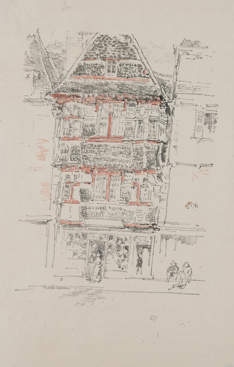 Kızıl Ev, Paimpol by James Abbott McNeill Whistler