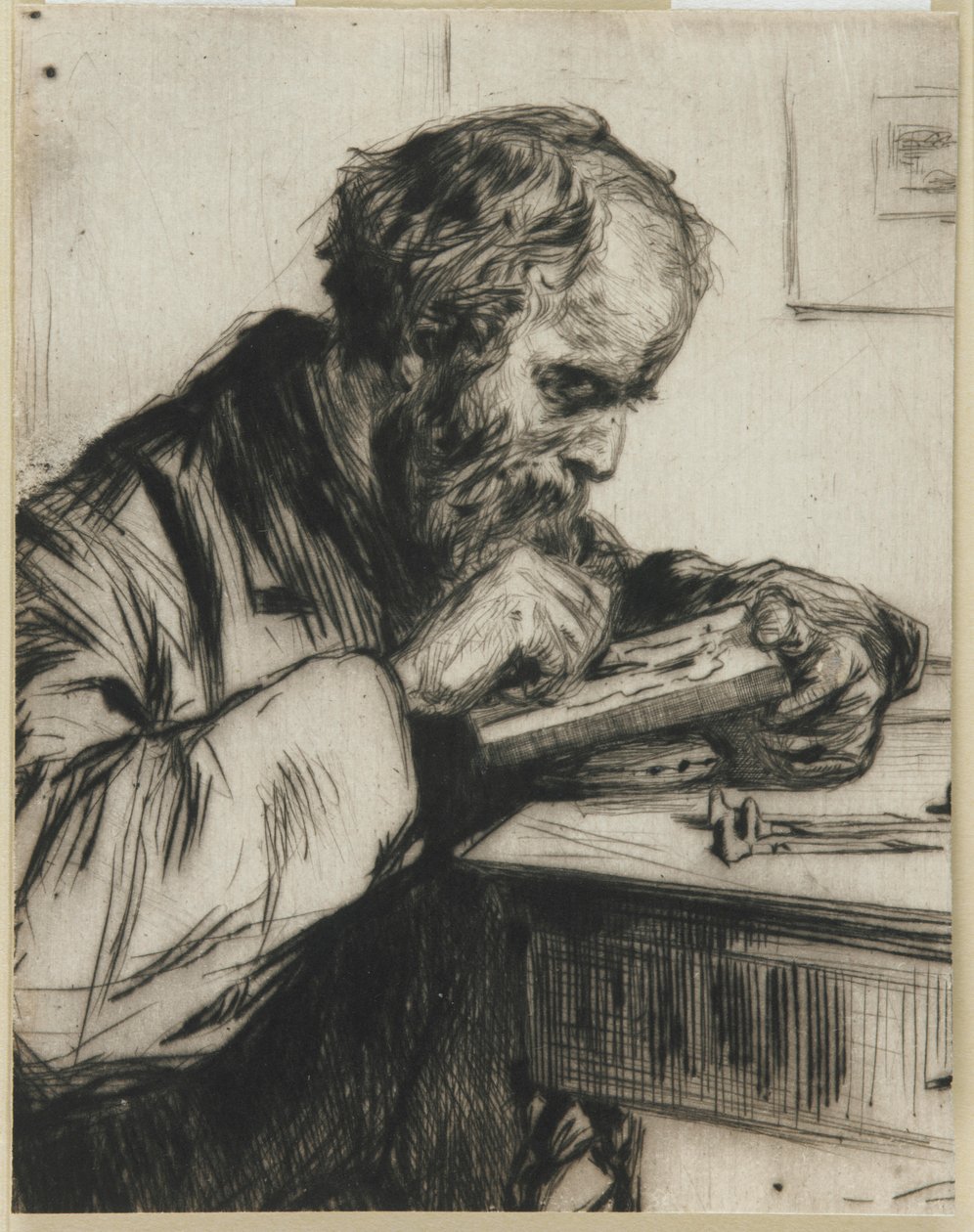 Riault (Tahta Oymacısı) by James Abbott McNeill Whistler