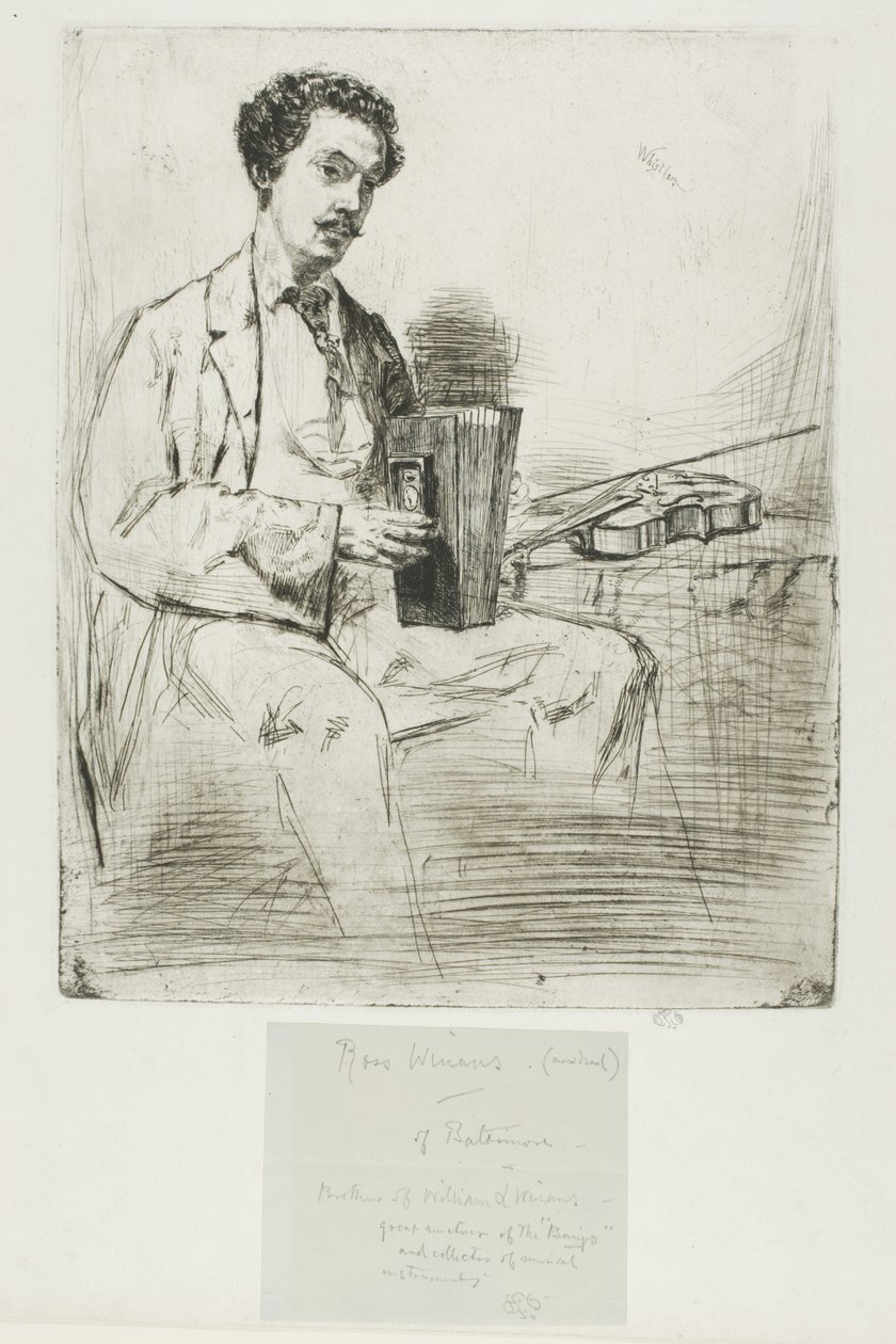 Ross Winans by James Abbott McNeill Whistler