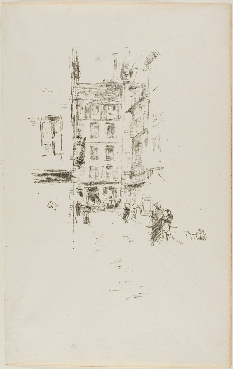Rue Fürstenburg by James Abbott McNeill Whistler
