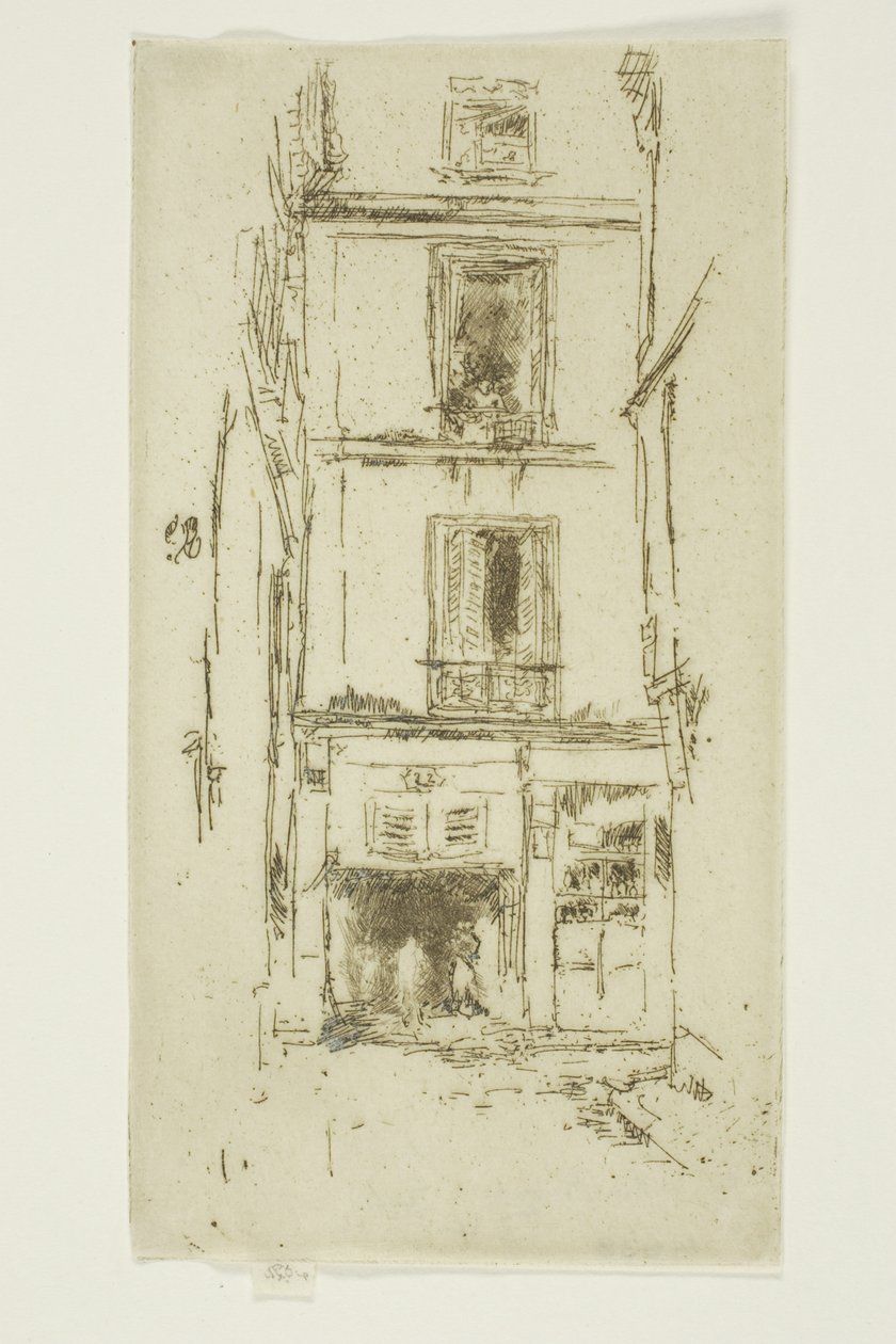 Rue des Bons Enfants, Turlar by James Abbott McNeill Whistler