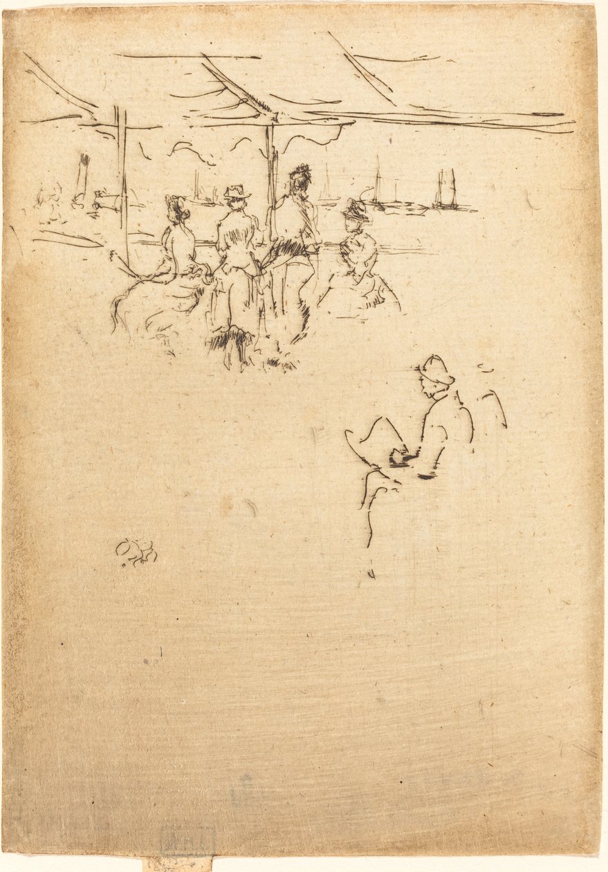 Ryde İskelesi by James Abbott McNeill Whistler