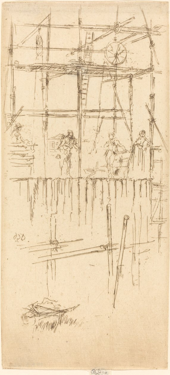 Savoy İskele by James Abbott McNeill Whistler