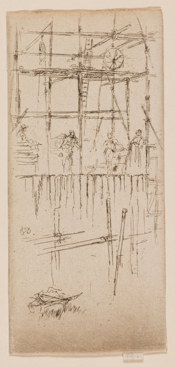 Savoy İskele by James Abbott McNeill Whistler