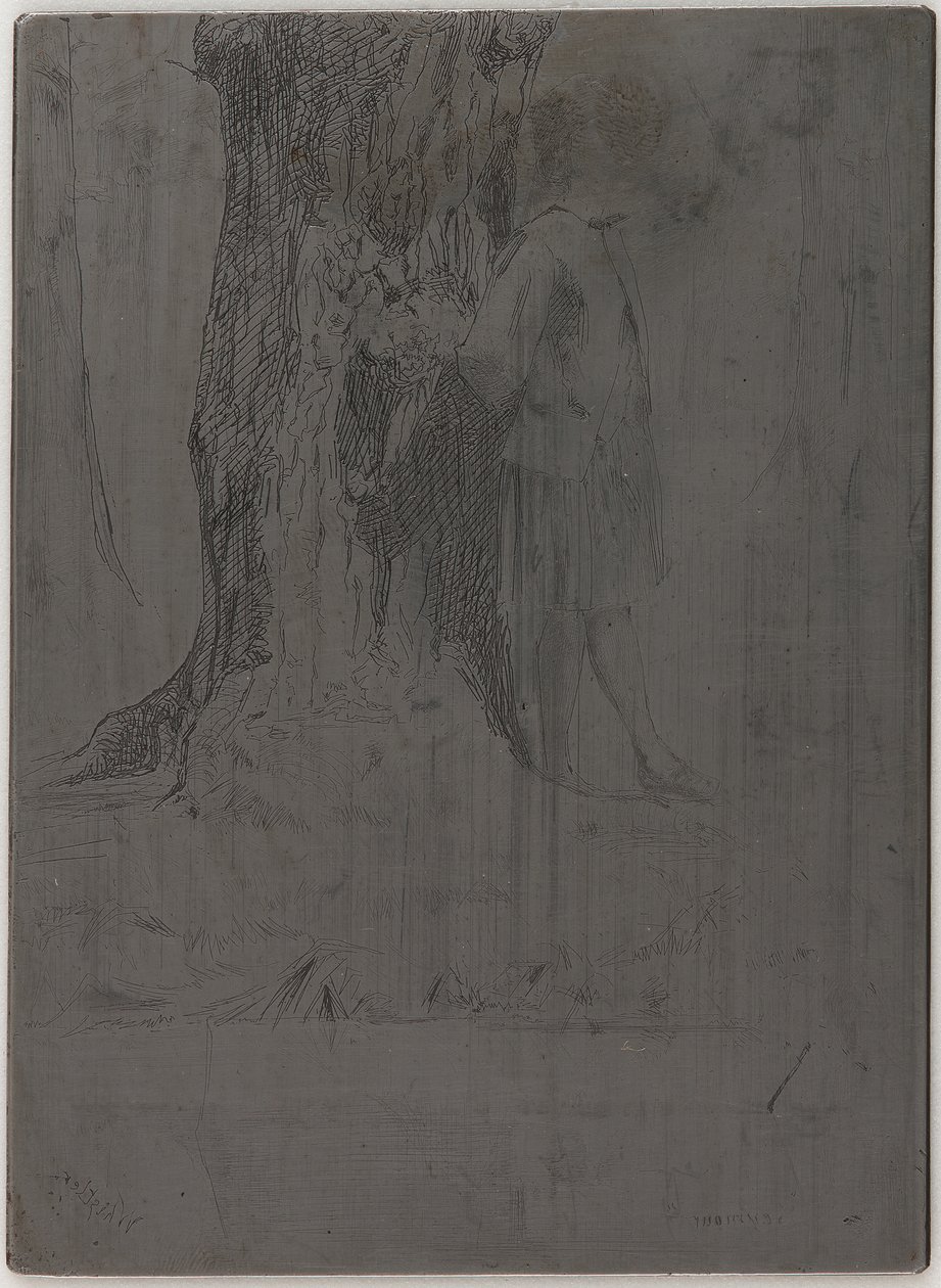 Bir Ağacın Altında Duran Seymour by James Abbott McNeill Whistler