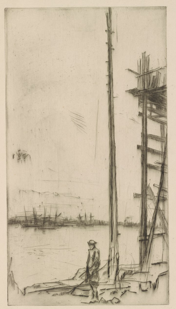 Gemi İnşaatçısı Yard, Liverpool by James Abbott McNeill Whistler