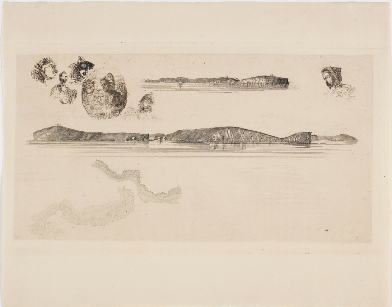 Sahil Etüt Plakası Eskizleri by James Abbott McNeill Whistler