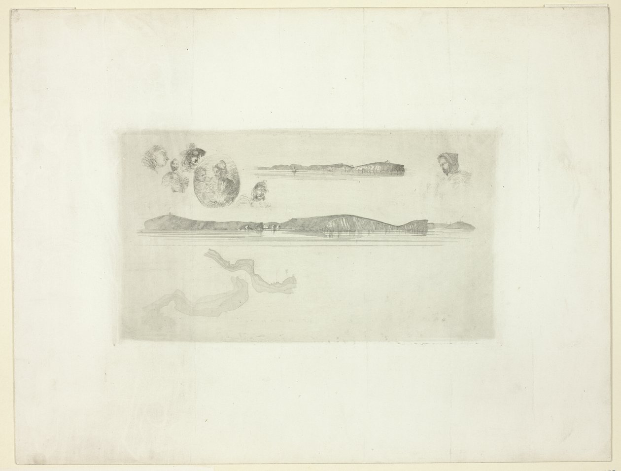Sahil Etüt Plakası Eskizleri by James Abbott McNeill Whistler