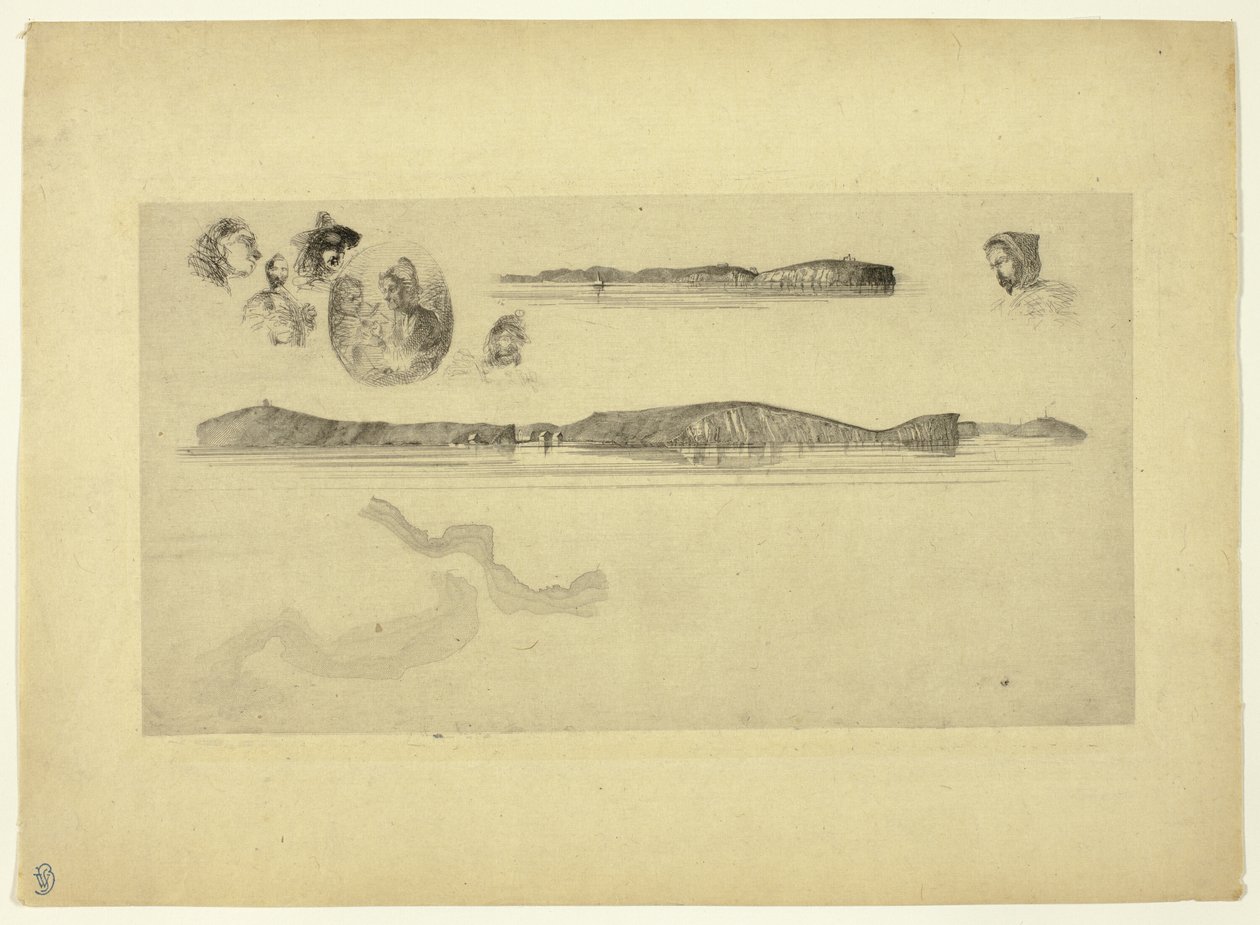 Sahil Etüt Plakası Eskizleri by James Abbott McNeill Whistler