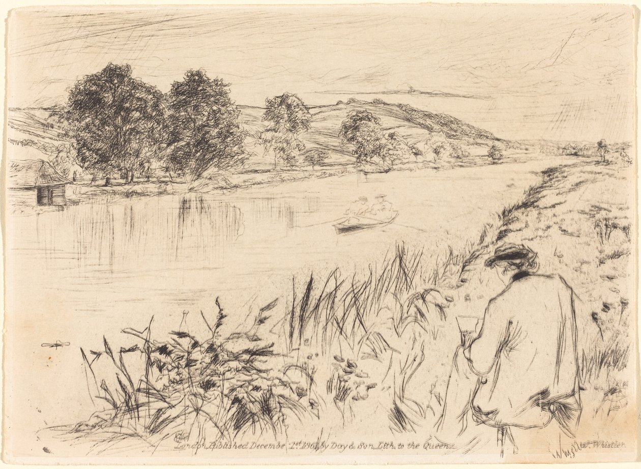 1 Numaralı Eskiz by James Abbott McNeill Whistler