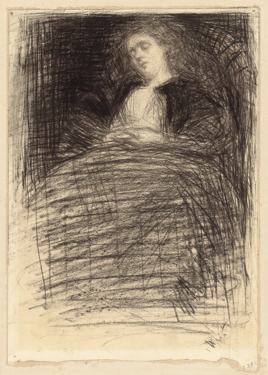 uyuyan kadın by James Abbott McNeill Whistler