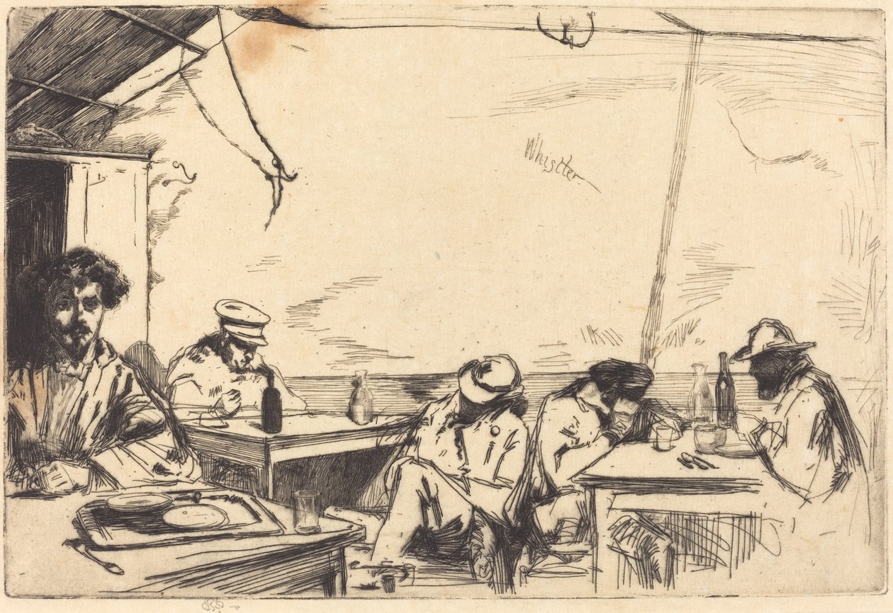 Üç sous çorbası (Üç sous çorbası [pennies]) by James Abbott McNeill Whistler