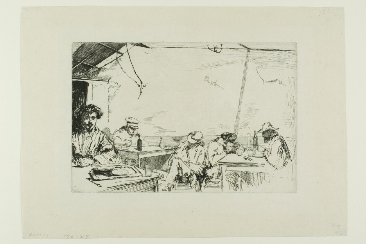 Üç kişilik çorba (üç kişilik çorba) by James Abbott McNeill Whistler