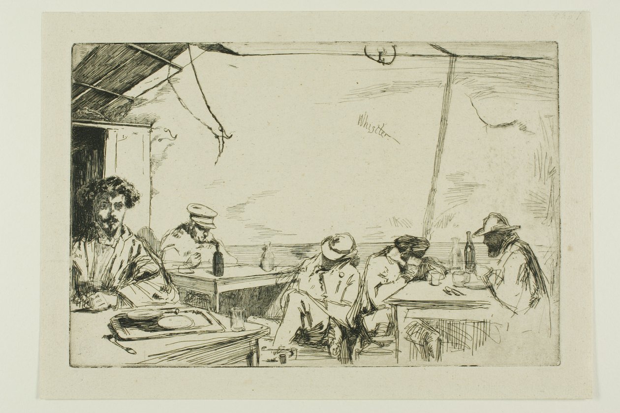 Üç kişilik çorba (üç kişilik çorba) by James Abbott McNeill Whistler