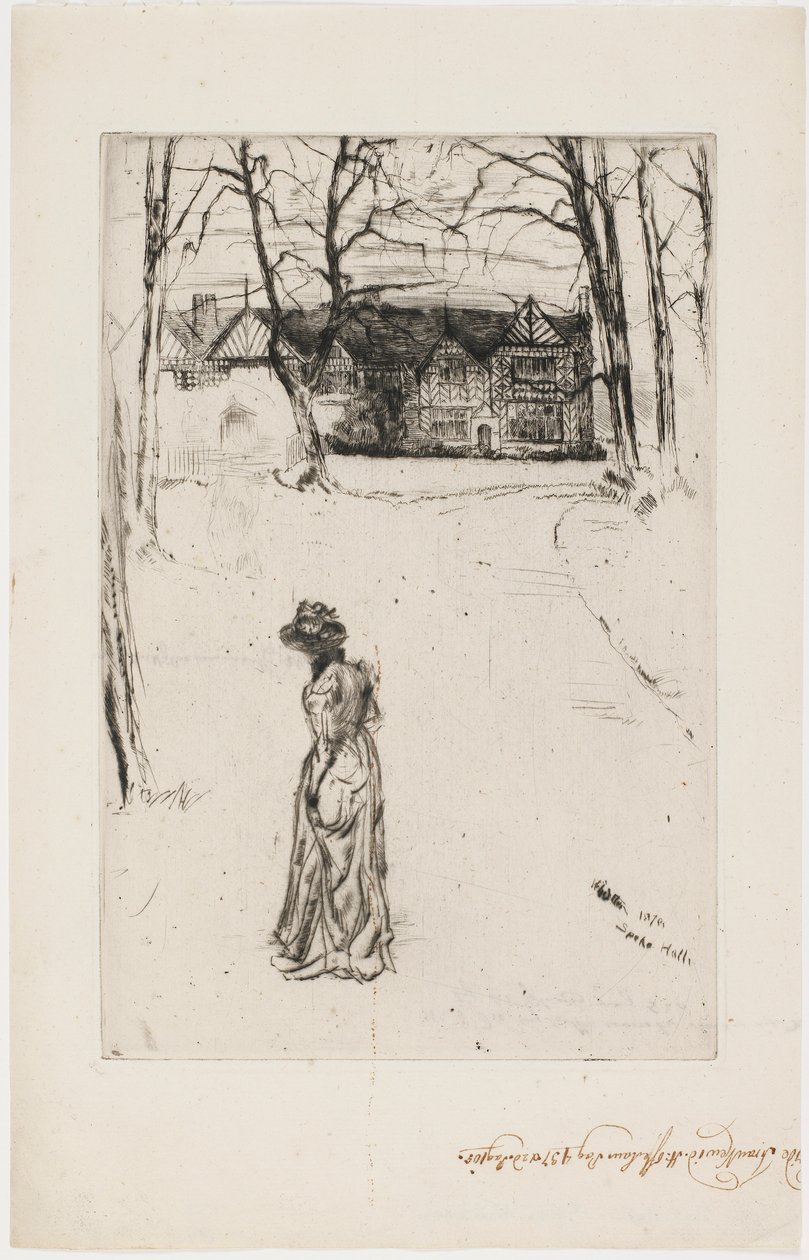 Speke Salonu: Cadde by James Abbott McNeill Whistler