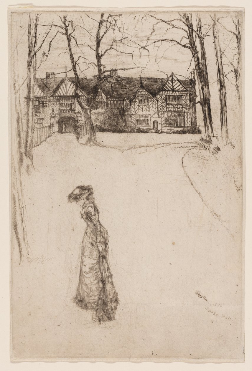 Speke Salonu: Cadde by James Abbott McNeill Whistler