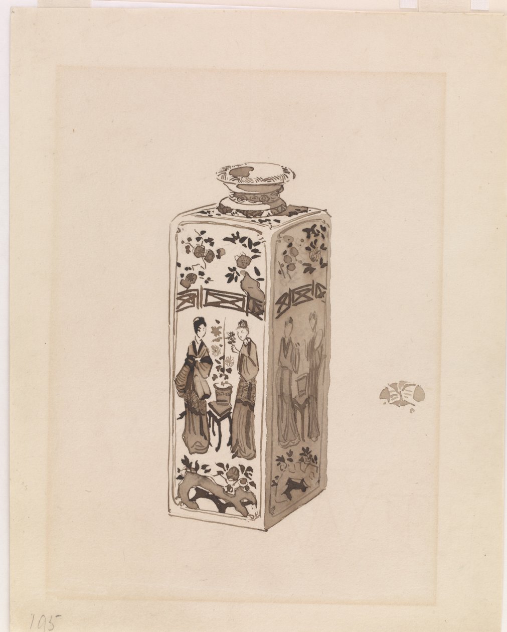 Uzun Boyunlu Kare Bidon by James Abbott McNeill Whistler