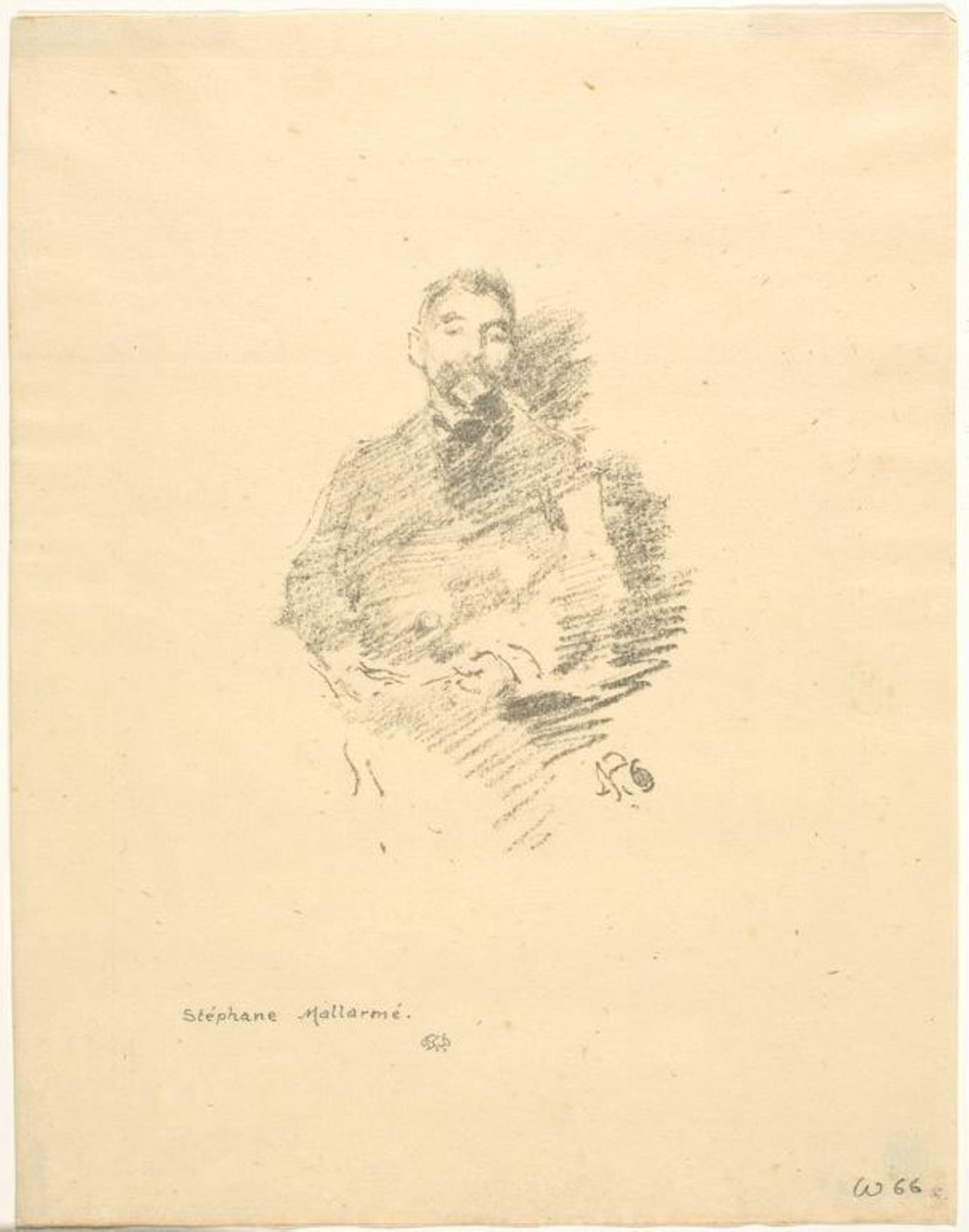 Stephane Mallarme by James Abbott McNeill Whistler