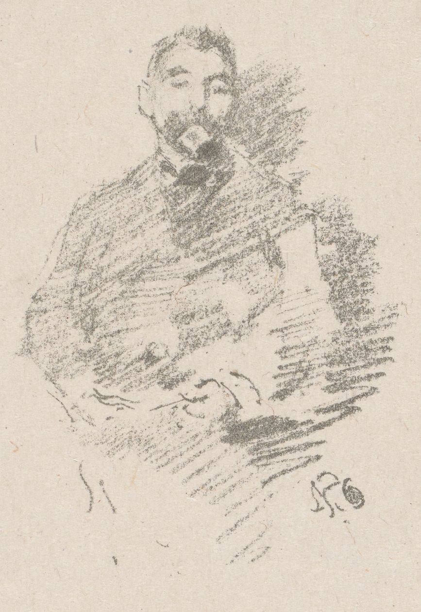 Stephane Mallarme by James Abbott McNeill Whistler