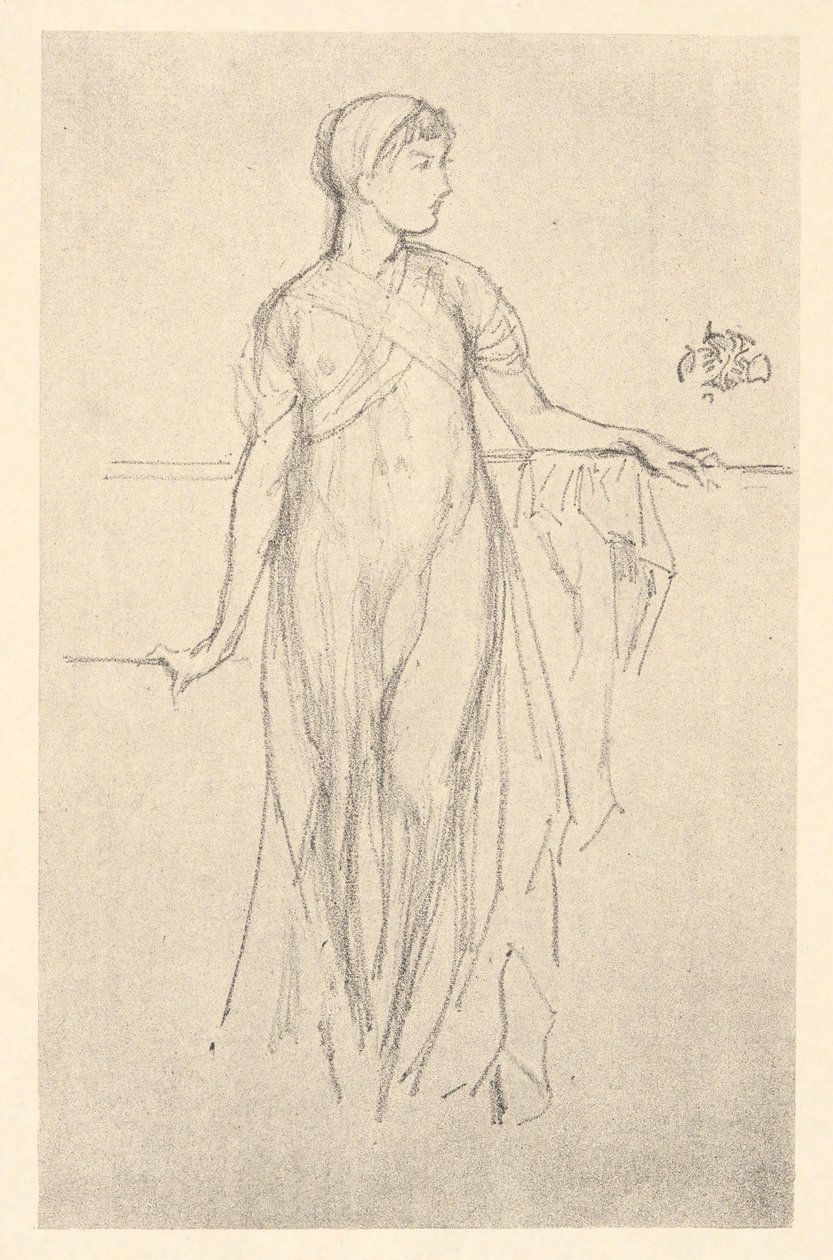 Çalışma, Klasik Figür by James Abbott McNeill Whistler