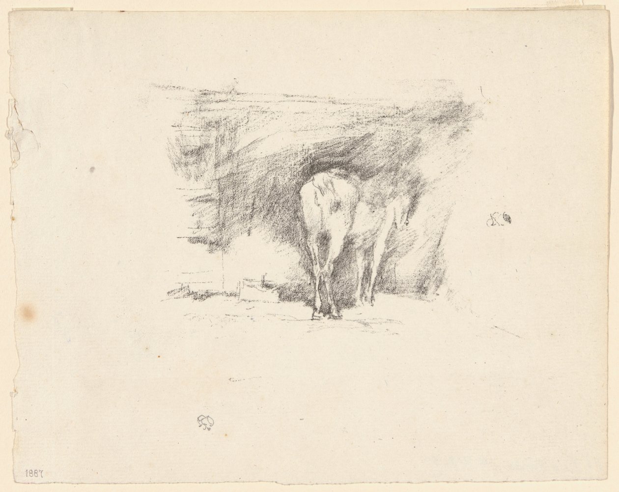 Bir Atın Çalışması by James Abbott McNeill Whistler