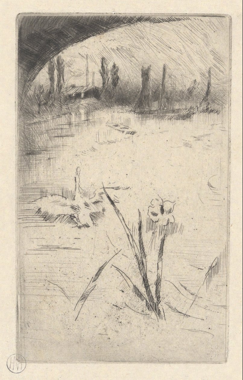 Kuğu ve İris by James Abbott McNeill Whistler