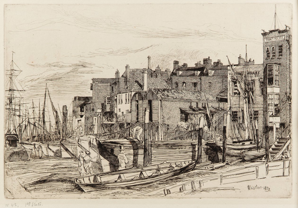 Thames Polisi by James Abbott McNeill Whistler
