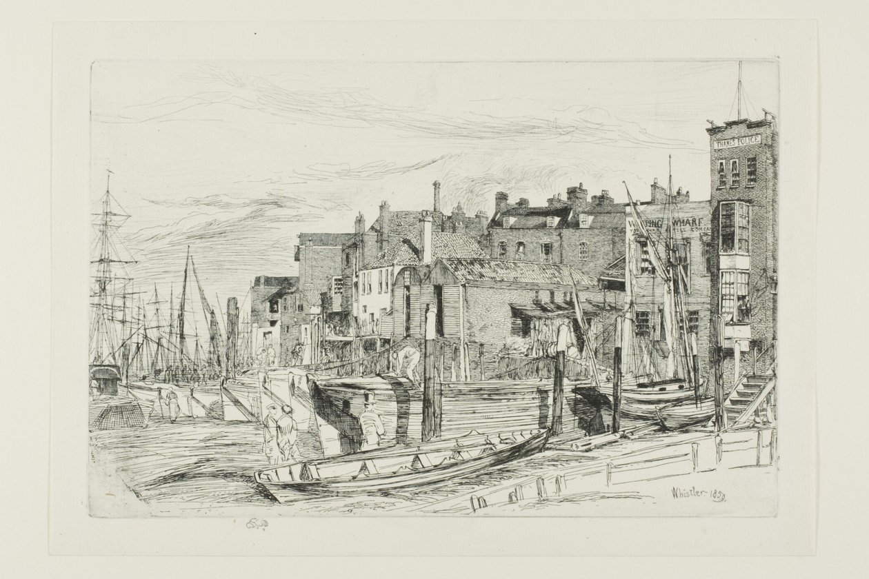 Thames Polisi by James Abbott McNeill Whistler