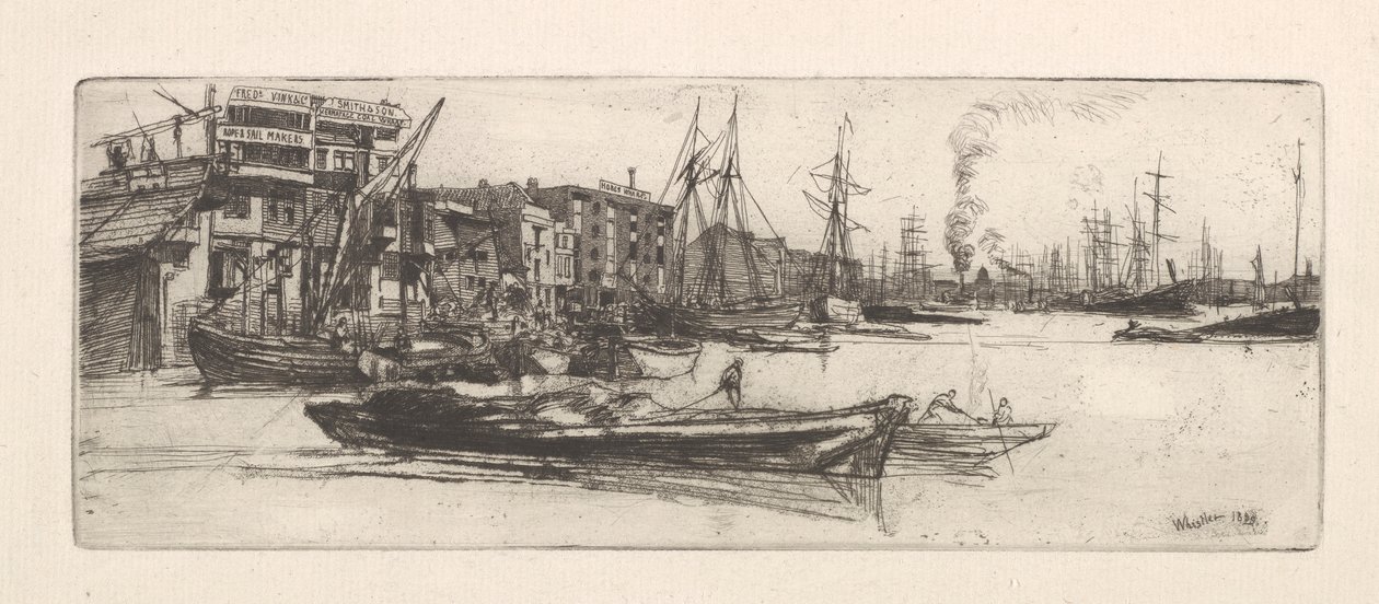 Thames Depoları by James Abbott McNeill Whistler