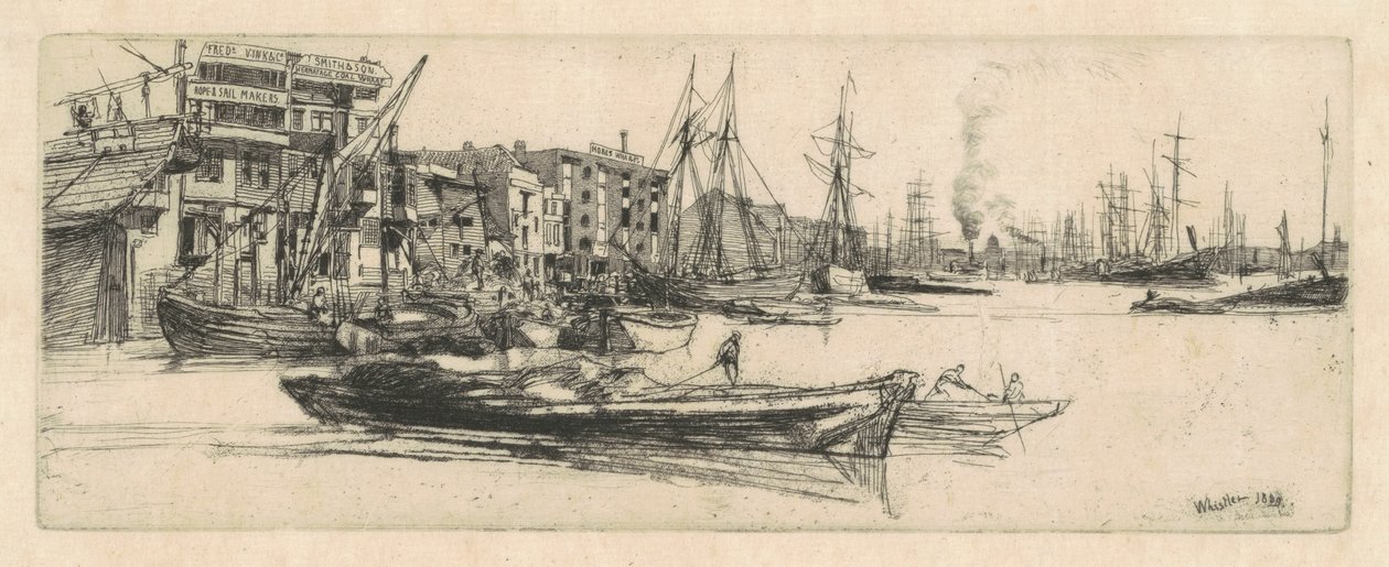 Thames Depoları by James Abbott McNeill Whistler
