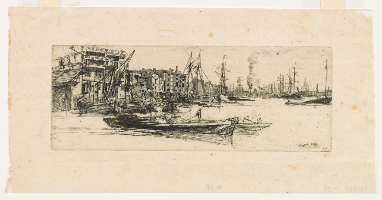 Thames Depoları by James Abbott McNeill Whistler