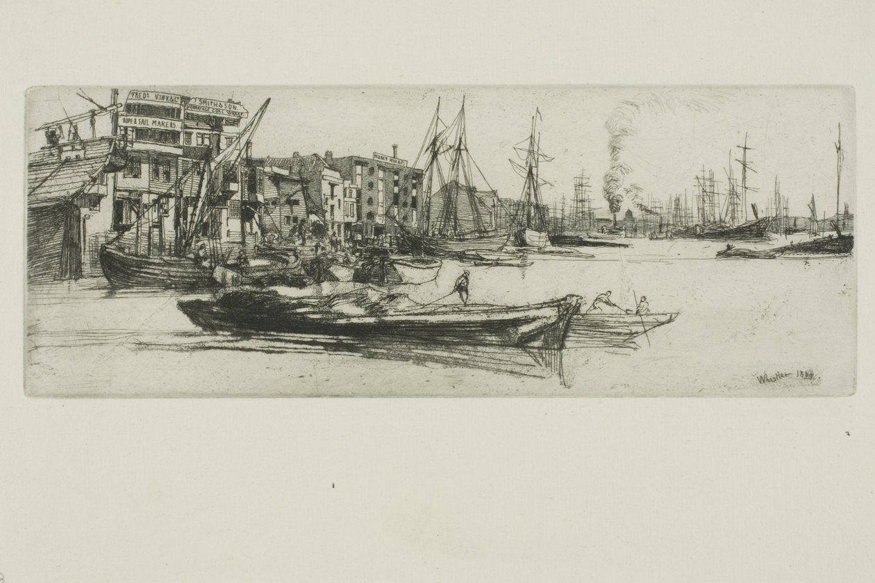 Thames Depoları by James Abbott McNeill Whistler