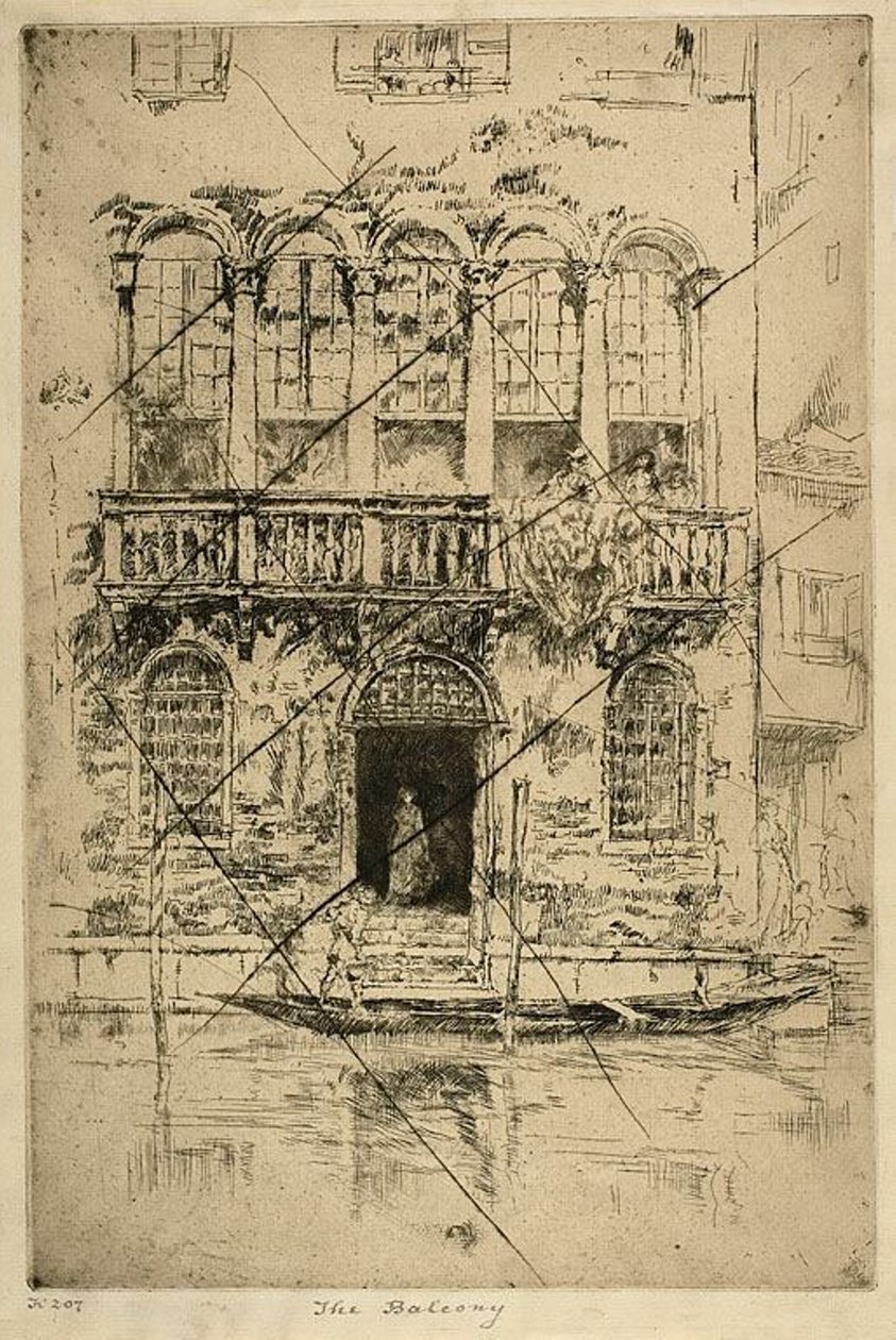 Balkon by James Abbott McNeill Whistler