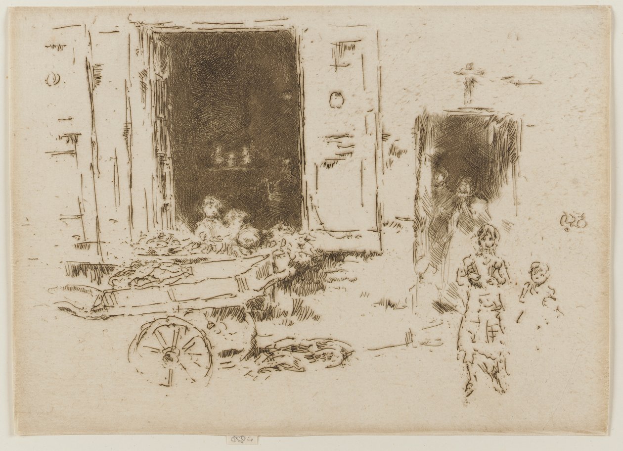 Barrow - Marolles Bölgesi, Brüksel by James Abbott McNeill Whistler