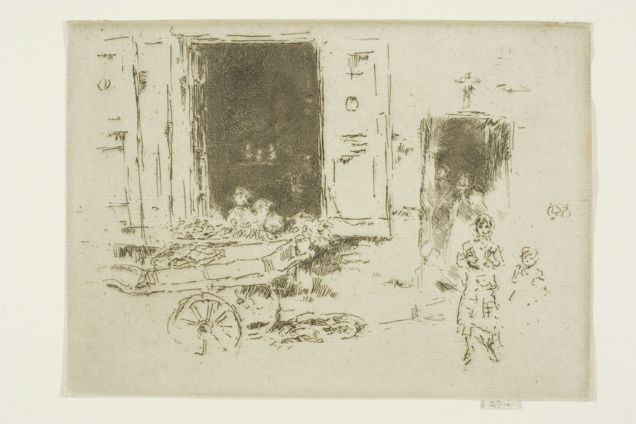 Barrow - Marolles Bölgesi, Brüksel by James Abbott McNeill Whistler