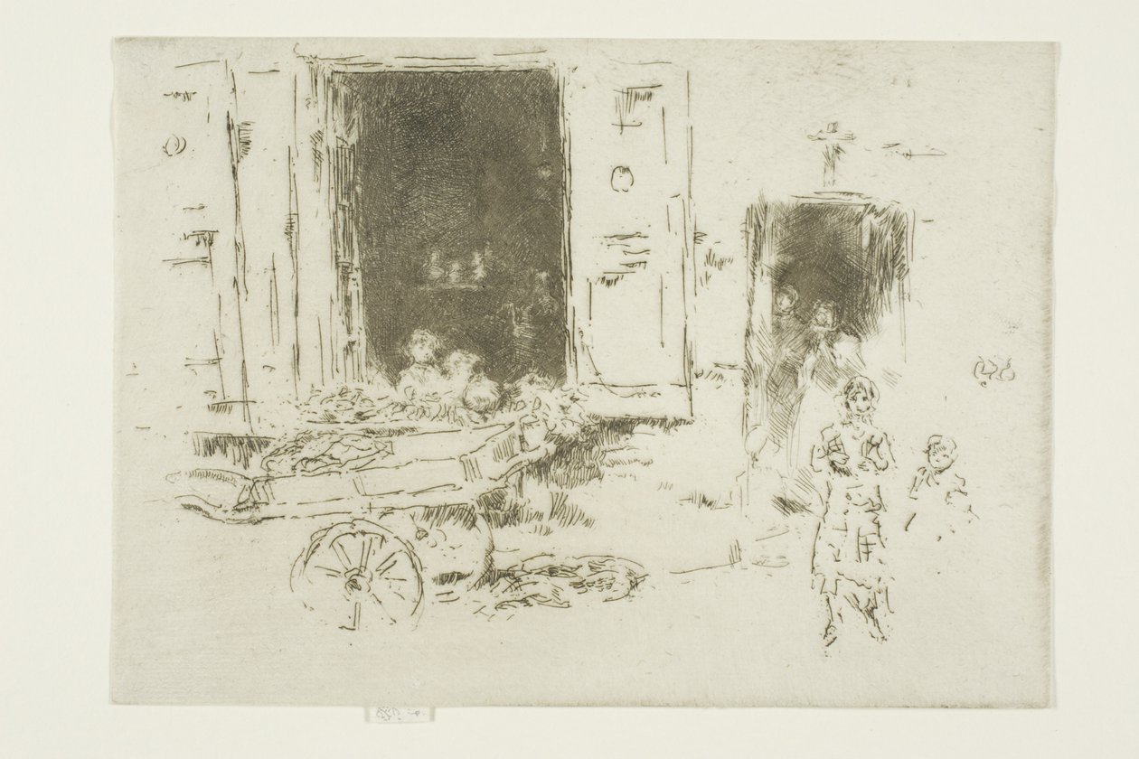 Barrow - Marolles Bölgesi, Brüksel by James Abbott McNeill Whistler
