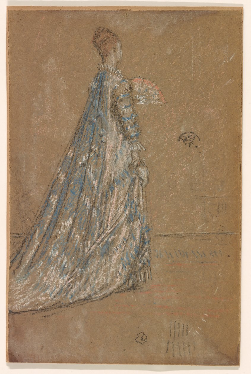 Mavi Elbise by James Abbott McNeill Whistler