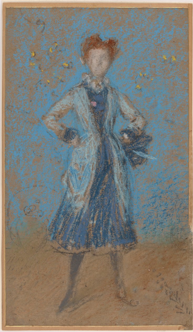 mavi kız by James Abbott McNeill Whistler