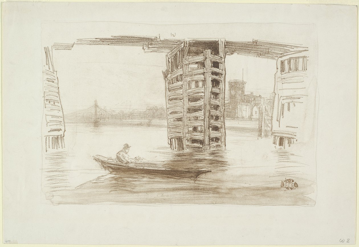 Geniş Köprü by James Abbott McNeill Whistler