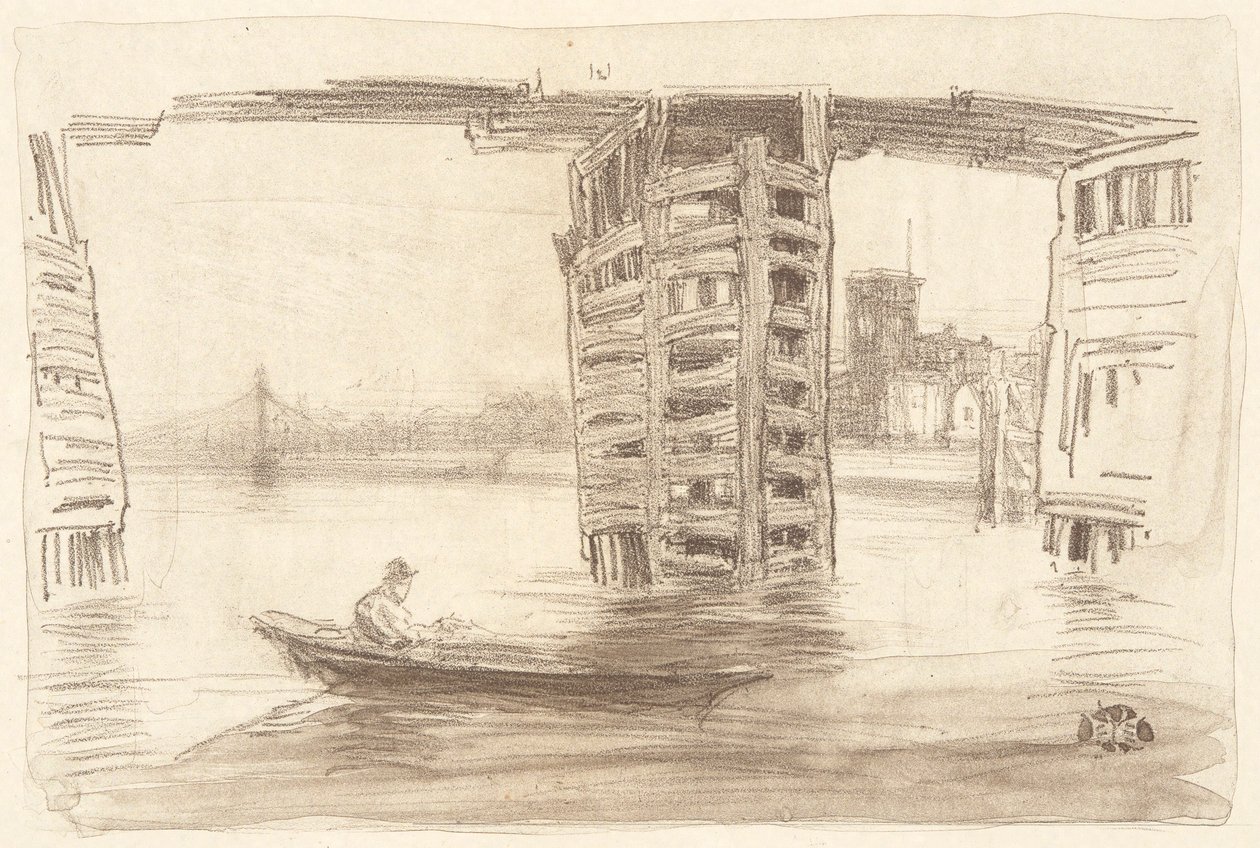 Geniş Köprü by James Abbott McNeill Whistler