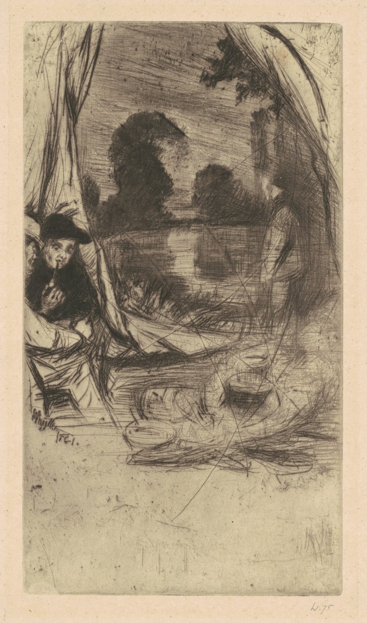 Kamp by James Abbott McNeill Whistler
