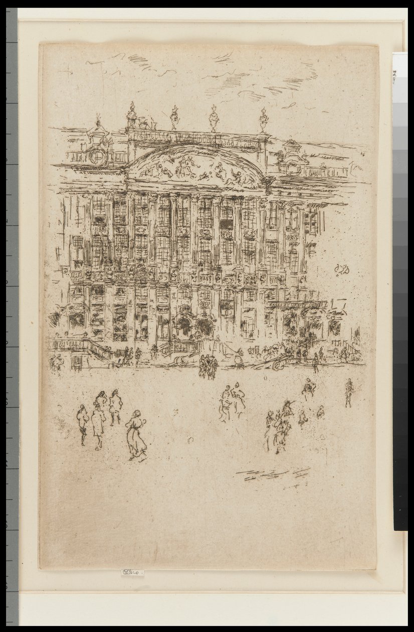 Kilise- Brüksel (Hayranlık) by James Abbott McNeill Whistler