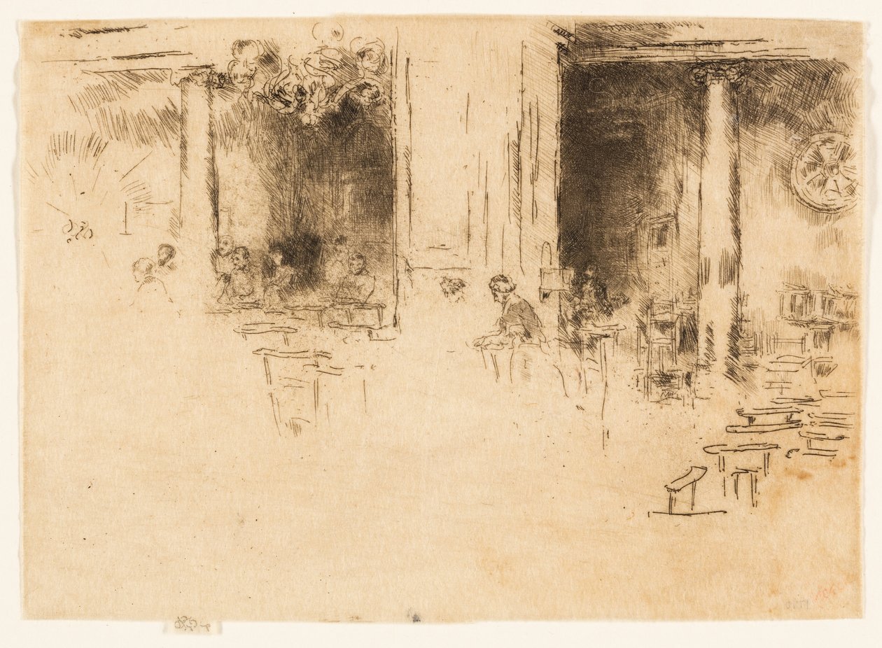 Kilise - Brüksel (Hayranlık) by James Abbott McNeill Whistler