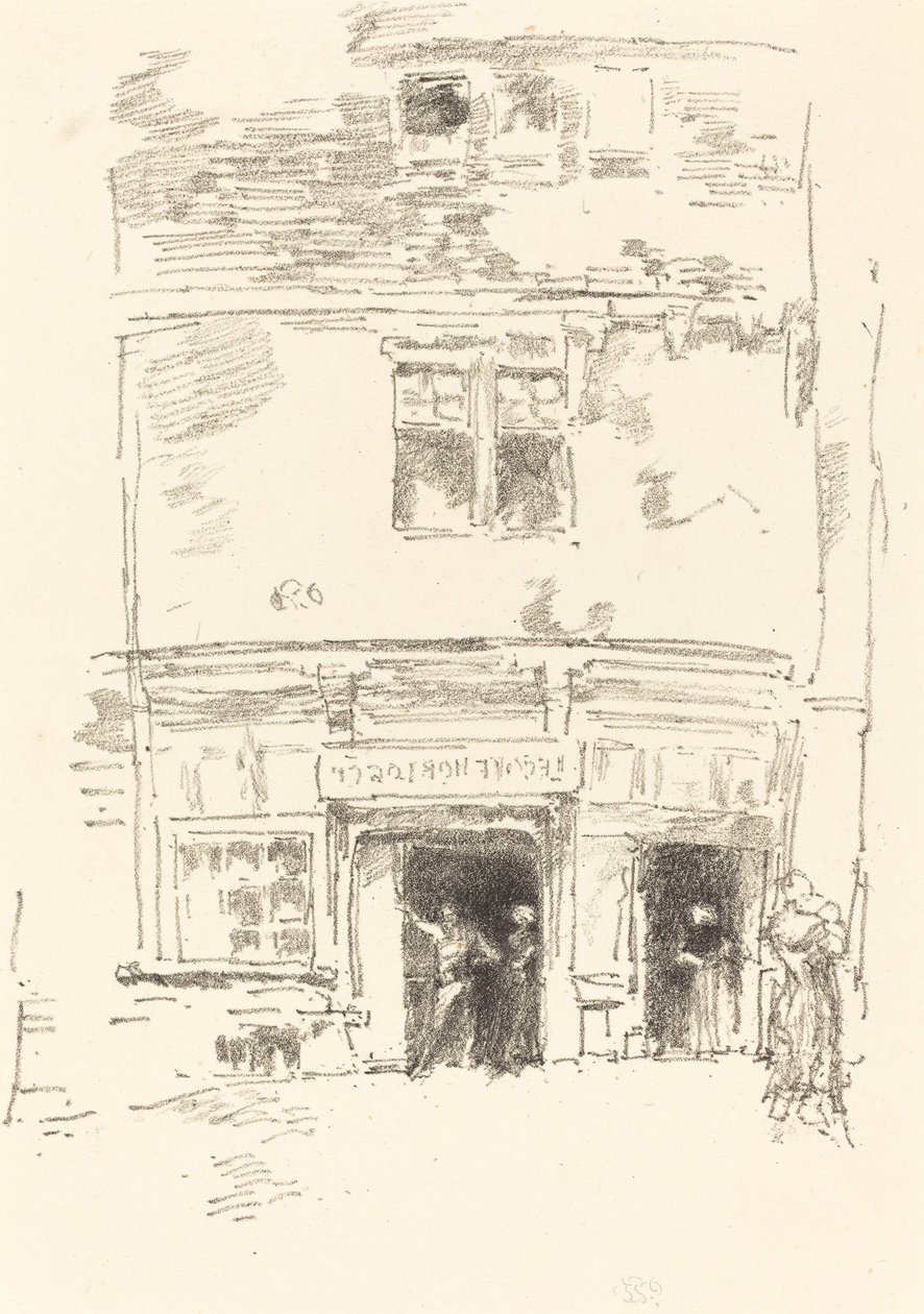 Saat Yapıcılar, Paimpol by James Abbott McNeill Whistler