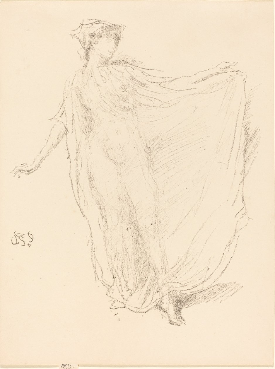 dans eden kız by James Abbott McNeill Whistler