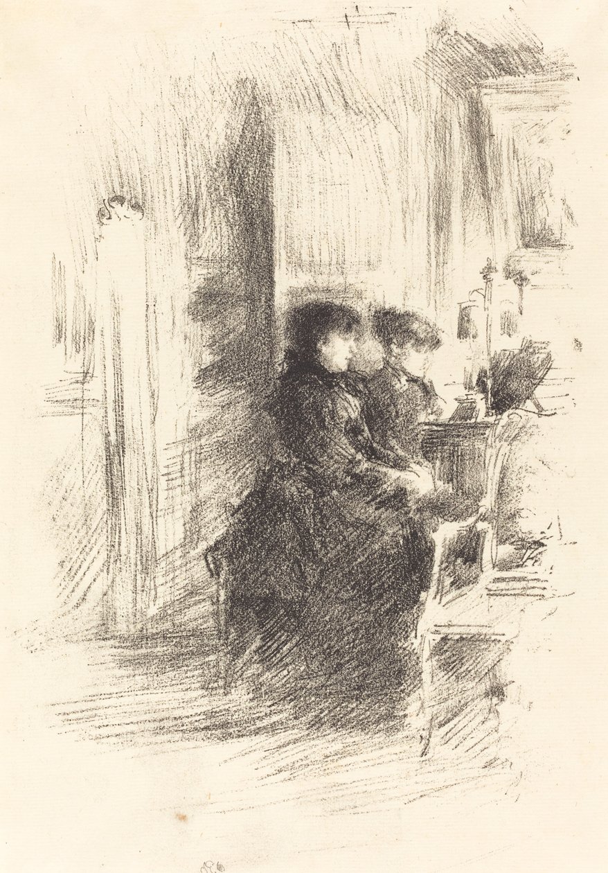 düet by James Abbott McNeill Whistler