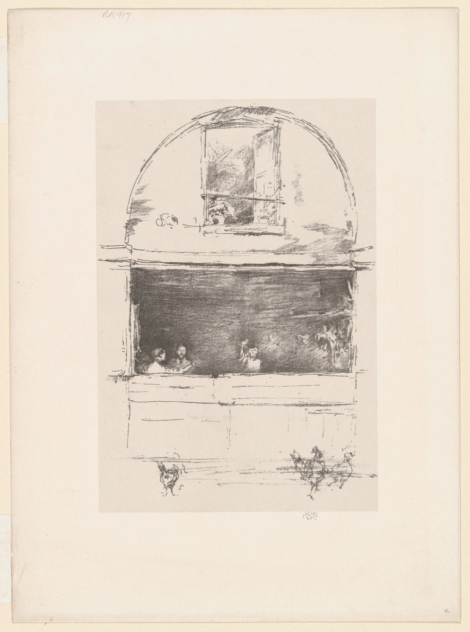 Forge, Passage du Dragon by James Abbott McNeill Whistler