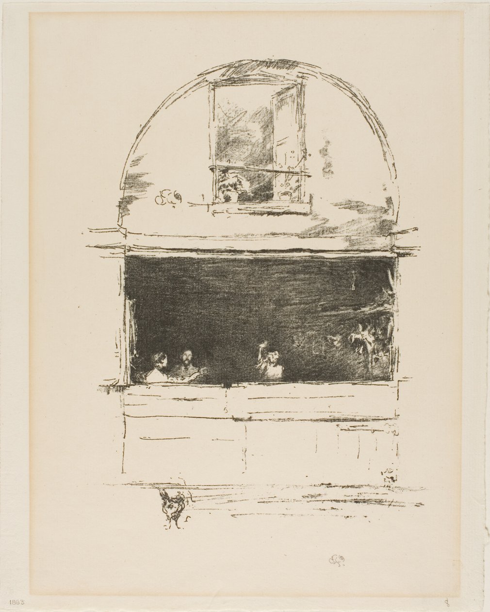 Forge, Passage du Dragon by James Abbott McNeill Whistler