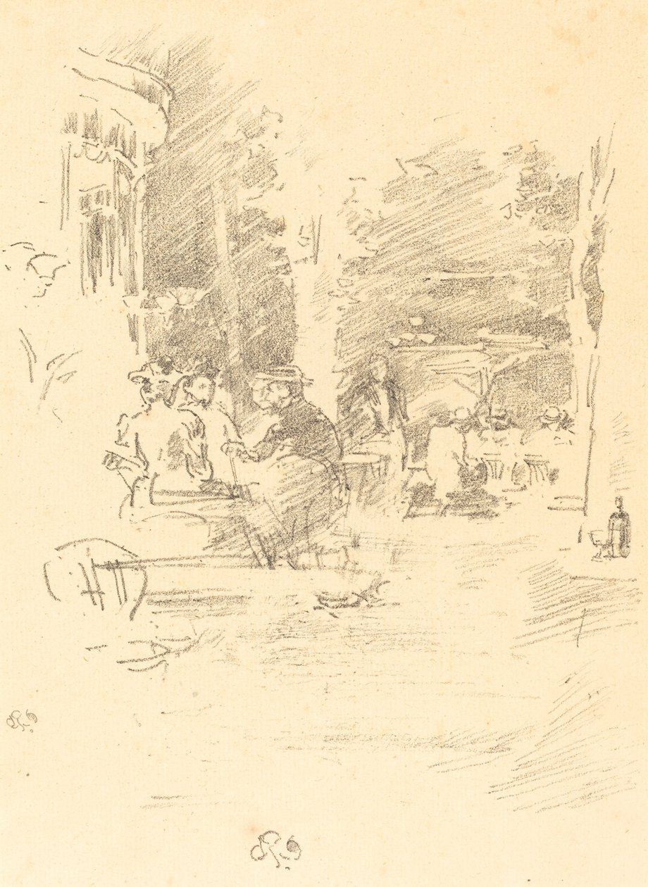 Küçük Kafe au Bois by James Abbott McNeill Whistler